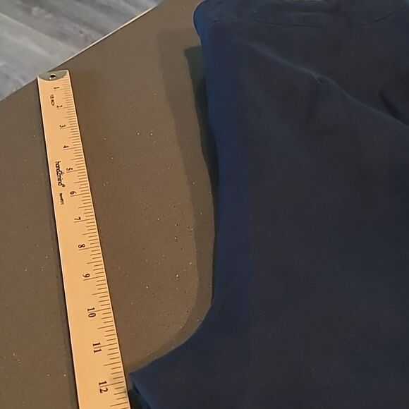 Kim Roger's signature sz 14 navy 100% linen fully lined trousers/pants - Picture 4 of 6